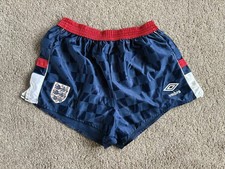 England vintage 1988 Rare Umbro football Shirt shorts Size 32 inch men’s 