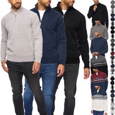 Mens Funnel Neck Jumper