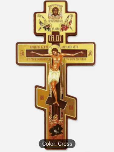 Wooden russian orthodox - wooden, cross