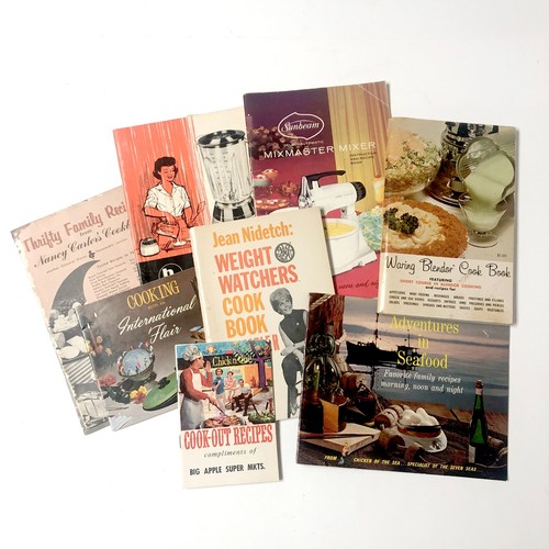 Vtg 1960s cookbook lot 9pc - lot,