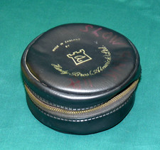 Hardy Alnwick zip padded fly reel case  black with gold text Marquis &  reels