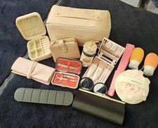 Holiday Travel Accessories Bundle Kit, Jewellery Box, Manicure Set, Purse + more