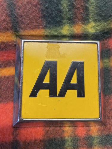 Vintage car badge - |, aa