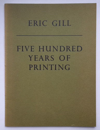 Five hundred years - hundred, of