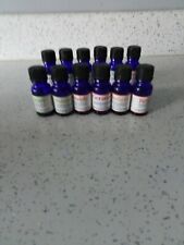 10ml x 12 Empty Essential Oil  Blue Glass Bottle - Screw top unwashed