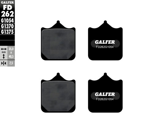 Brake pads galfer fd262g1054 - pads,