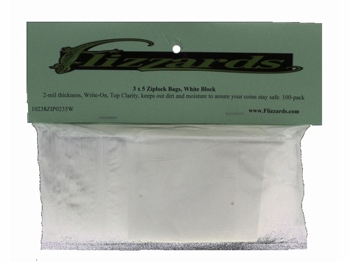 Ziptop 3x5 white - 3x5, block