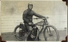 Antique vintage speedway race motorcycle J.A.P photograph original 30s 40s #10