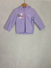 Regatta x Peppa Pig, Baby Girls Purple Printed Hooded Rain Coat, Size 24M - New