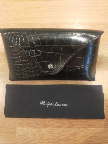 Faux leather mock croc - faux, ralph