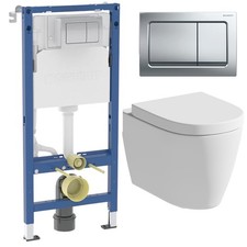 Rimless Wall Hung Toilet Pan
