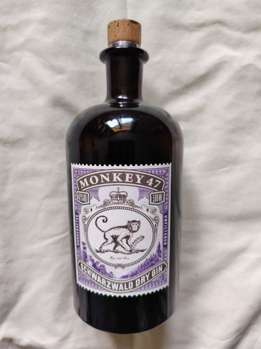 Empty bottle gin monkey - gin,