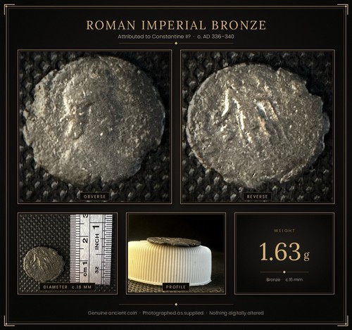 Constantine roman bronze - roman,