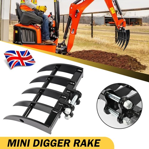 Mini digger rake attachments - mini,