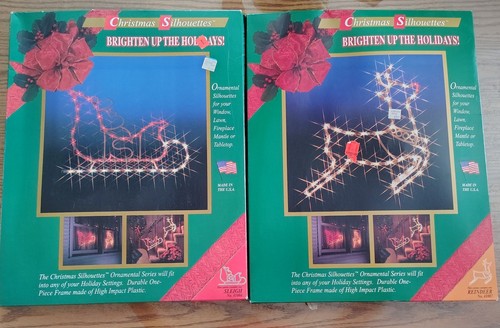 Vtg 1995 christmas silhouette - christmas,