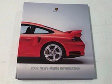 2002 PORSCHE PRESS KIT BINDER