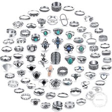 82 Pcs Vintage Silver Knuckle