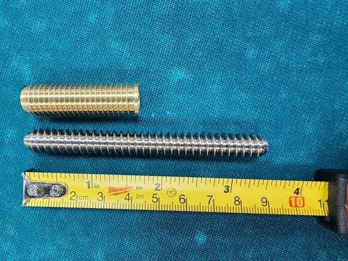Thread pool cue joint - 3/8-10,
