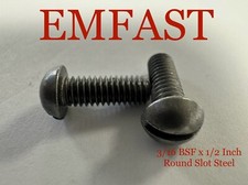3/16 BSF x 1/2 round slotted