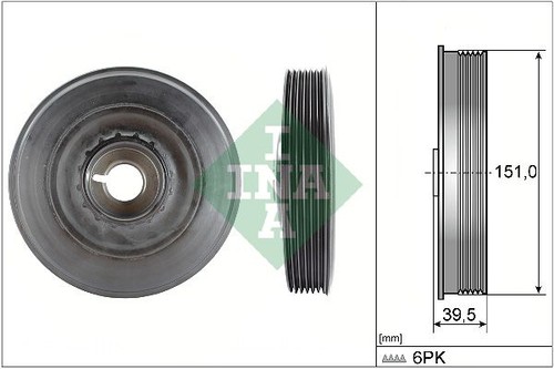 Ina 544009010 crankshaft - 544009010,