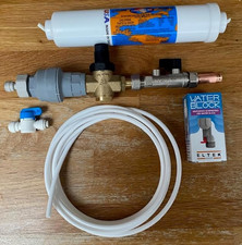Mains Fed Water Cooler Installation Rail (POU) - Install Kit with DCV, Waterbloc