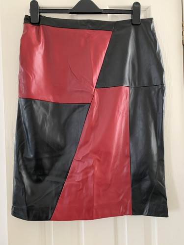 Faux leather skirt approx - leather,