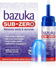 Bazuka Sub-Zero Freezing Device 50ml Packaging for Removal of Warts & Verrucas