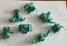 Bakugan Sets for ozzy 7 x green 6 x tan/ brown