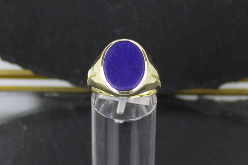 Lapis lazuli signet ring - lapis,