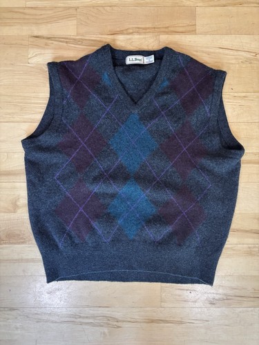 Vtg bean sweater - vtg, vest