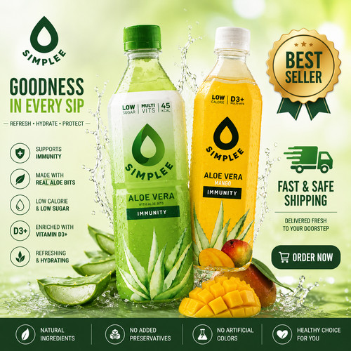Simplee aloe vera - simplee, drink