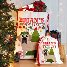 Bull Mastiff Christmas Sack