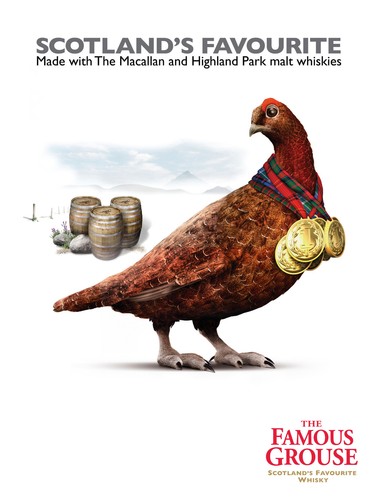 The famous grouse - the, retro