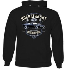 Rockatansky Mens Mad Max Inspired Hoodie Supercharger Interceptor Car Film