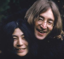 Large Photo John Lennon and