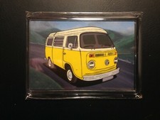 White / yellow VW Volkswagen