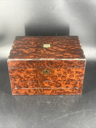 Stunning antique burr walnut - stunning,