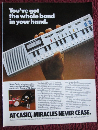 1981 casio tone electronic - 1981,