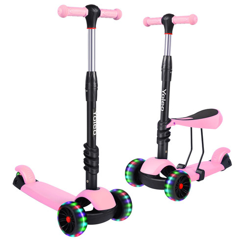 Kids wheel scooter with - kids, led