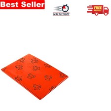 Easy-Clean Red Splashmat for