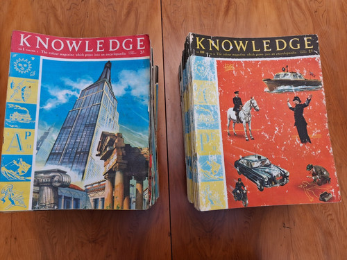 Knowledge magazines vintage - magazines,