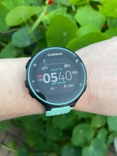 Garmin Forerunner 235 Running Watch - Black/Light Blue - used