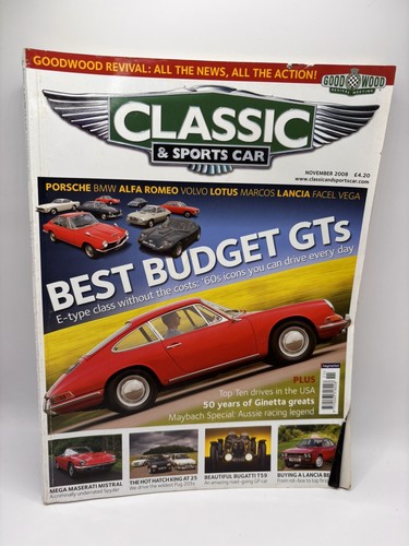 Classic sports car magazine - car,