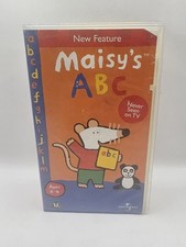 Maisy's ABC VHS - NEW FEATURE YELLOW TAPE EDITION UK PAL VIDEO READ DESCRIPTION
