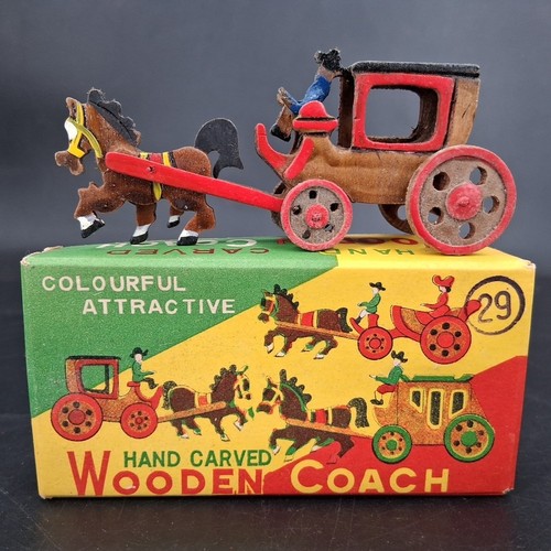 Vintage handmade wooden - (b),