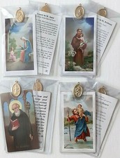 SAINTS & PRAYERS   Prayer Card & Medal   Made in Italy