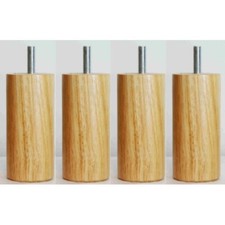 4 SOLID WOOD TURNED LEGS