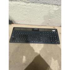 Arteck HW126 Solar Keyboard Black Wireless QWERTY (Standard) Quiet Keys (Parts)