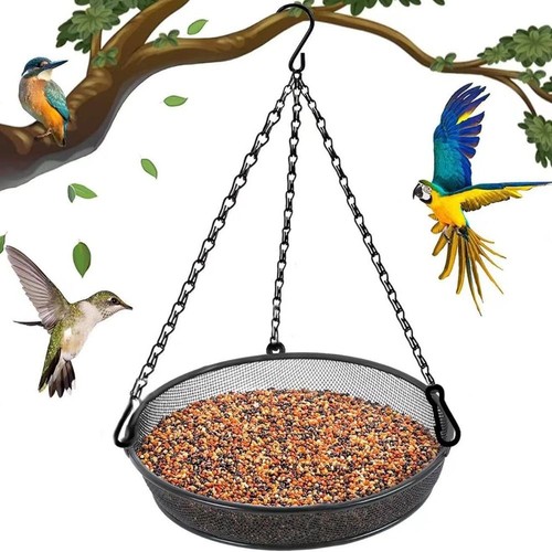 1pc metal mesh platform bird - metal,