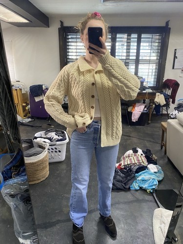 Irish knit woollen sweater - irish,